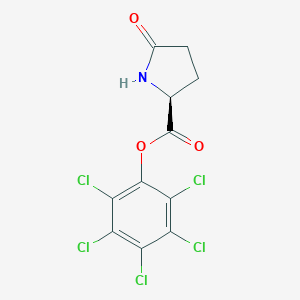 molecular formula C11H6Cl5NO3 B554695 L-Pyroglutamic acid pentachlorophenyl ester CAS No. 28990-85-4