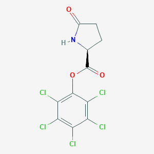 molecular formula C11H6Cl5NO3 B554695 Perchlorophenyl 5-oxo-L-prolinate CAS No. 28990-85-4