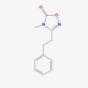 molecular formula C11H12N2O2 B055470 3-(2-Phenylethyl)-4-methylsydnone CAS No. 114886-35-0
