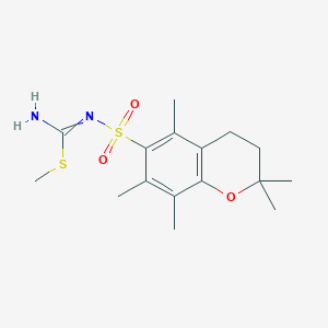 molecular formula C16H24N2O3S2 B554701 Pmc-S-methylisothiourea CAS No. 185674-98-0