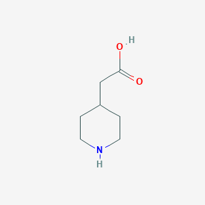 molecular formula C7H13NO2 B554703 2-(Piperidin-4-yl)acetic acid CAS No. 51052-78-9