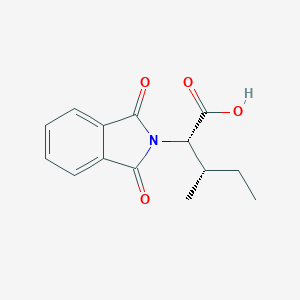 molecular formula C14H15NO4 B554707 Phthaloyl-L-isoleucine CAS No. 29588-88-3