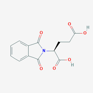 molecular formula C13H11NO6 B554708 N-Phthaloyl-L-glutamic acid CAS No. 340-90-9