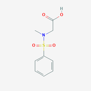 molecular formula C9H11NO4S B554713 N-Methyl-N-(phenylsulfonyl)glycine CAS No. 46376-16-3