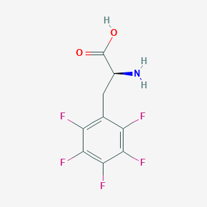 molecular formula C9H6F5NO2 B554717 2,3,4,5,6-五氟-L-苯丙氨酸 CAS No. 34702-59-5