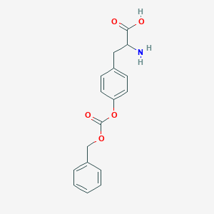 molecular formula C17H17NO5 B554722 O-CBZ-L-酪氨酸 CAS No. 21106-04-7
