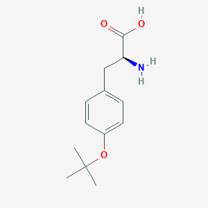 molecular formula C13H19NO3 B554726 O-tert-Butyl-L-tyrosine CAS No. 18822-59-8