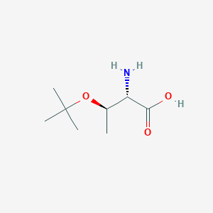 molecular formula C8H17NO3 B554728 O-tert-Butyl-L-threonine CAS No. 4378-13-6