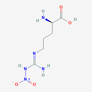molecular formula C6H13N5O4 B554745 N'-Nitro-D-arginine CAS No. 66036-77-9