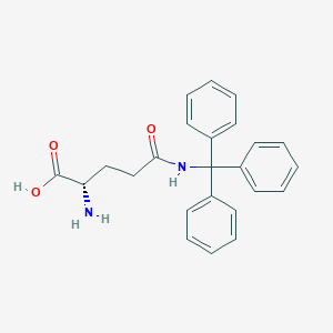 molecular formula C24H24N2O3 B554755 H-Gln(Trt)-OH CAS No. 102747-84-2