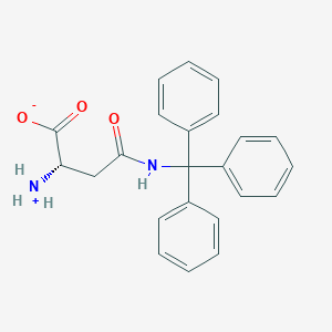 molecular formula C23H22N2O3 B554756 H-Asn(Trt)-OH CAS No. 132388-58-0