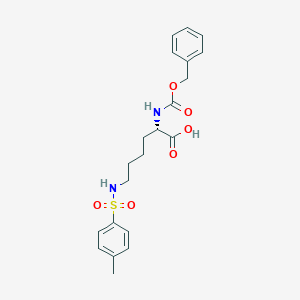 molecular formula C21H26N2O6S B554764 L-Lysine,N6-[(4-methylphenyl)sulfonyl]-N2-[(phenylmethoxy)carbonyl]- CAS No. 2362-45-0