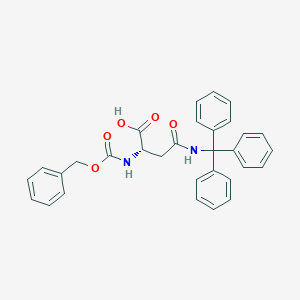 molecular formula C31H28N2O5 B554770 Z-Asn(trt)-OH CAS No. 132388-57-9