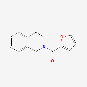 molecular formula C14H13NO2 B5547811 2-(furan-2-carbonyl)-1,2,3,4-tetrahydroisoquinoline 