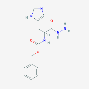 molecular formula C14H17N5O3 B554783 Z-His-NHNH2 CAS No. 49706-31-2