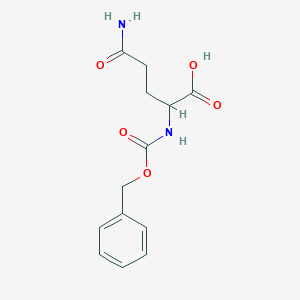 molecular formula C13H16N2O5 B554785 Carbobenzoxyglutamine CAS No. 2650-64-8