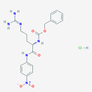 molecular formula C20H25ClN6O5 B554788 N-a-Z-L-arginine-4-nitroanilidehydrochloride CAS No. 59188-53-3