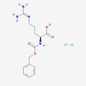 molecular formula C14H21ClN4O4 B554789 Cbz-L-arginine hydrochloride CAS No. 56672-63-0
