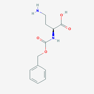molecular formula C12H16N2O4 B554792 Cbz-L-2,4-diaminobutyric acid CAS No. 62234-40-6