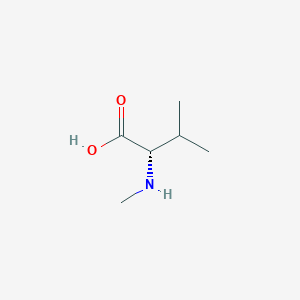 molecular formula C6H13NO2 B554803 N-Methyl-L-valine CAS No. 2480-23-1