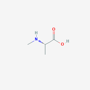 molecular formula C4H9NO2 B554806 H-N-Me-Ala-OH CAS No. 3913-67-5
