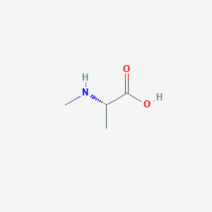 molecular formula C4H9NO2 B554806 N-Methyl-L-alanine CAS No. 3913-67-5