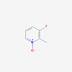 molecular formula C6H6FNO B055481 3-Fluoro-2-methylpyridine 1-oxide CAS No. 113209-81-7