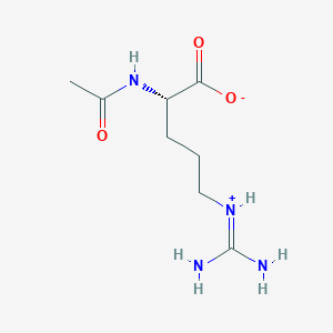 molecular formula C8H16N4O3 B554826 N-Acetyl-L-arginine CAS No. 155-84-0