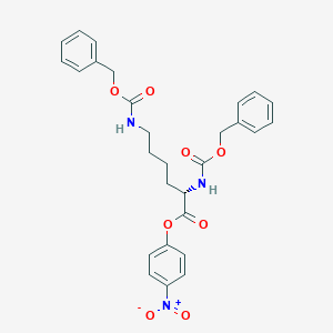 B554833 (S)-4-Nitrophenyl 2,6-bis(((benzyloxy)carbonyl)amino)hexanoate CAS No. 21160-82-7