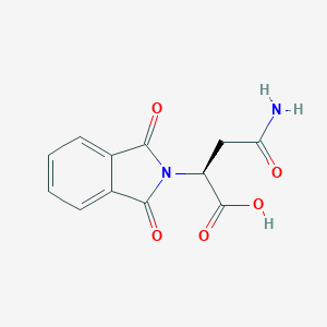 molecular formula C12H10N2O5 B554836 N-α-邻苯二甲酰-L-天冬酰胺 CAS No. 42406-52-0