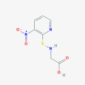 molecular formula C7H7N3O4S B554838 3-Nitro-2-pyridine-sulfenyl glycine CAS No. 77357-00-7