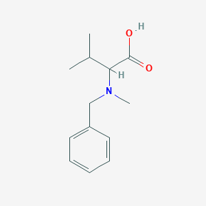B554846 2-[Benzyl(methyl)amino]-3-methylbutanoic acid CAS No. 42492-62-6