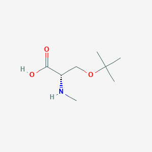 molecular formula C8H17NO3 B554854 N-Me-Ser(Tbu)-OH CAS No. 197632-83-0