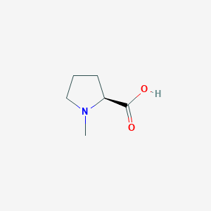 molecular formula C6H11NO2 B554855 N-甲基-L-脯氨酸 CAS No. 475-11-6