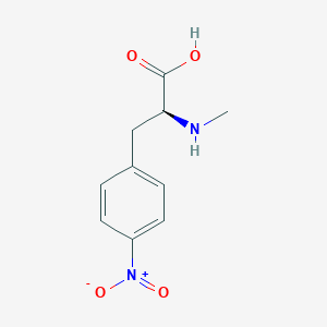 molecular formula C10H12N2O4 B554856 (S)-2-(Methylamino)-3-(4-nitrophenyl)propanoic acid CAS No. 70663-55-7