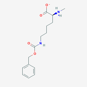 molecular formula C15H22N2O4 B554862 (S)-6-(((Benzyloxy)carbonyl)amino)-2-(methylamino)hexanoic acid CAS No. 201016-22-0