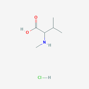 molecular formula C6H14ClNO2 B554869 N-Methyl-DL-valine hydrochloride CAS No. 2566-32-7