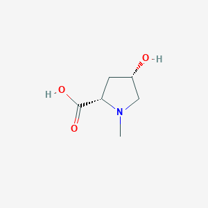B554878 (2S,4S)-4-Hydroxy-1-methylpyrrolidine-2-carboxylic acid CAS No. 67463-44-9