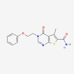 molecular formula C16H15N3O3S B5548811 MFCD07392542 