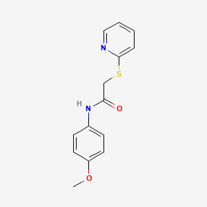 molecular formula C14H14N2O2S B5548847 N-(4-methoxyphenyl)-2-pyridin-2-ylsulfanylacetamide CAS No. 5251-47-8