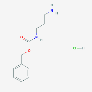 molecular formula C11H16N2O2 · HCl B554901 Benzyl (3-aminopropyl)carbamate hydrochloride CAS No. 17400-34-9