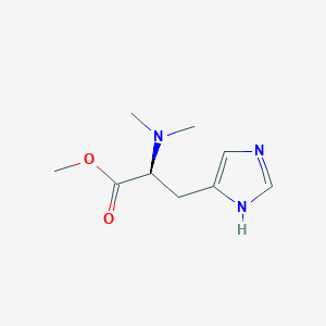 molecular formula C9H15N3O2 B554903 N,N-Dimethyl-his-ome CAS No. 170227-64-2