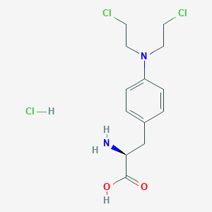 molecular formula C13H19Cl3N2O2 B554912 Melphalan hydrochloride CAS No. 3223-07-2