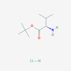 molecular formula C9H20ClNO2 B554923 tert-Butyl L-valinate hydrochloride CAS No. 13518-40-6