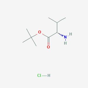 molecular formula C9H20ClNO2 B554923 L-Valine tert-butyl ester hydrochloride CAS No. 13518-40-6