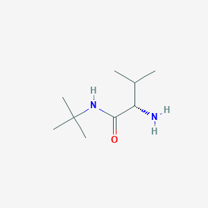 molecular formula C9H20N2O B554924 L-Valine tert.butyl amide CAS No. 72669-49-9