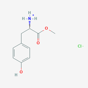 molecular formula C10H14ClNO3 B554929 L-Tyrosine methyl ester hydrochloride CAS No. 3417-91-2