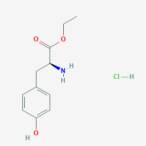 molecular formula C11H16ClNO3 B554930 L-Tyrosine ethyl ester hydrochloride CAS No. 4089-07-0