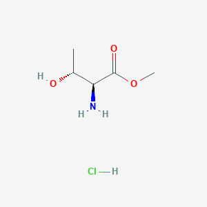 molecular formula C5H12ClNO3 B554946 Methyl L-threoninate hydrochloride CAS No. 39994-75-7