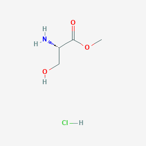 molecular formula C4H10ClNO3 B554952 H-DL-Ser-OMe.HCl CAS No. 5680-80-8